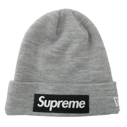 Supreme シュプリーム 24AW Box Logo Beanie ボックスロゴ ビーニー ニット帽 帽子 グレー系【中古】