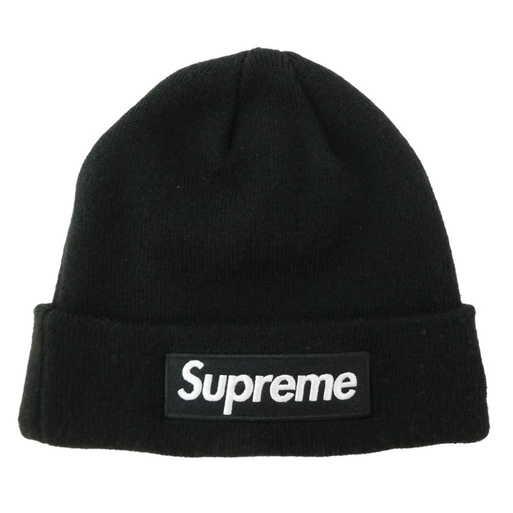 Supreme シュプリーム 23AW Box Logo Beanie ボックスロゴ ビーニー ニット帽 帽子 ブラック系【中古】