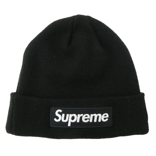 Supreme シュプリーム 23AW Box Logo Beanie ボックスロゴ ビーニー ニット帽 帽子 ブラック系【中古】