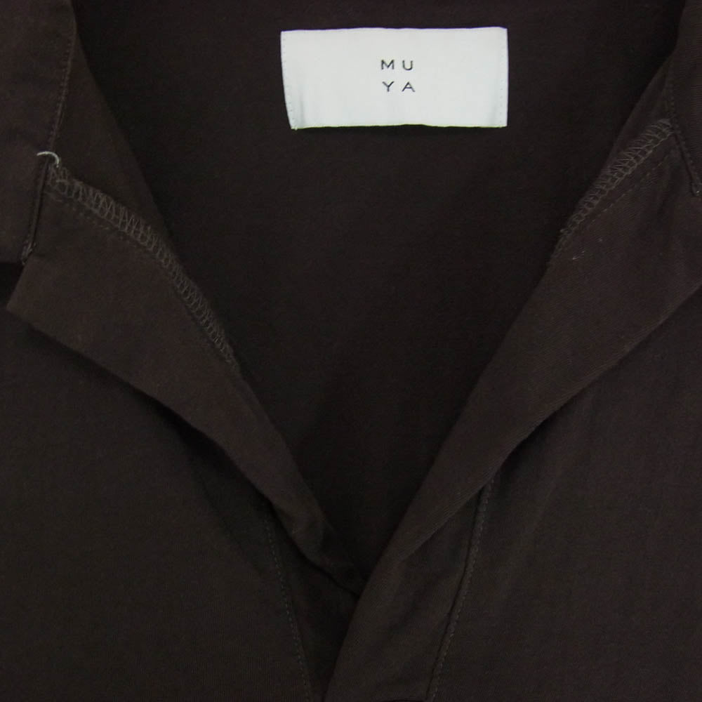 ムヤ スキッパー 半袖 ポロシャツ ブラウン系 2【中古】