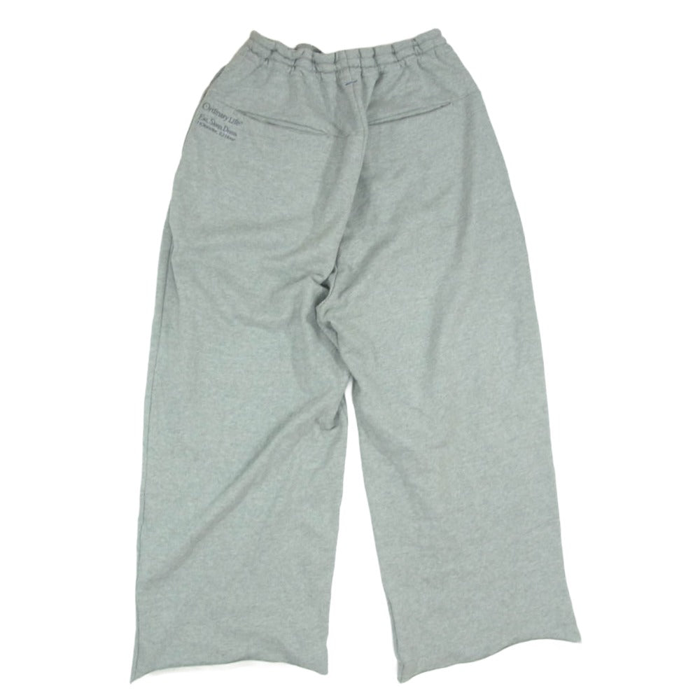 SHINYAKOZUKA シンヤコヅカ 24AW 2402SK81 ORDINARY HOME BAGGY オーディナリー ホーム バギー スウェット パンツ グレー系 S【中古】