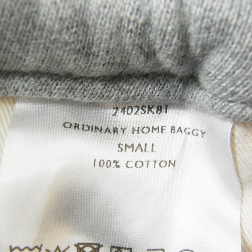 SHINYAKOZUKA シンヤコヅカ 24AW 2402SK81 ORDINARY HOME BAGGY オーディナリー ホーム バギー スウェット パンツ グレー系 S【中古】