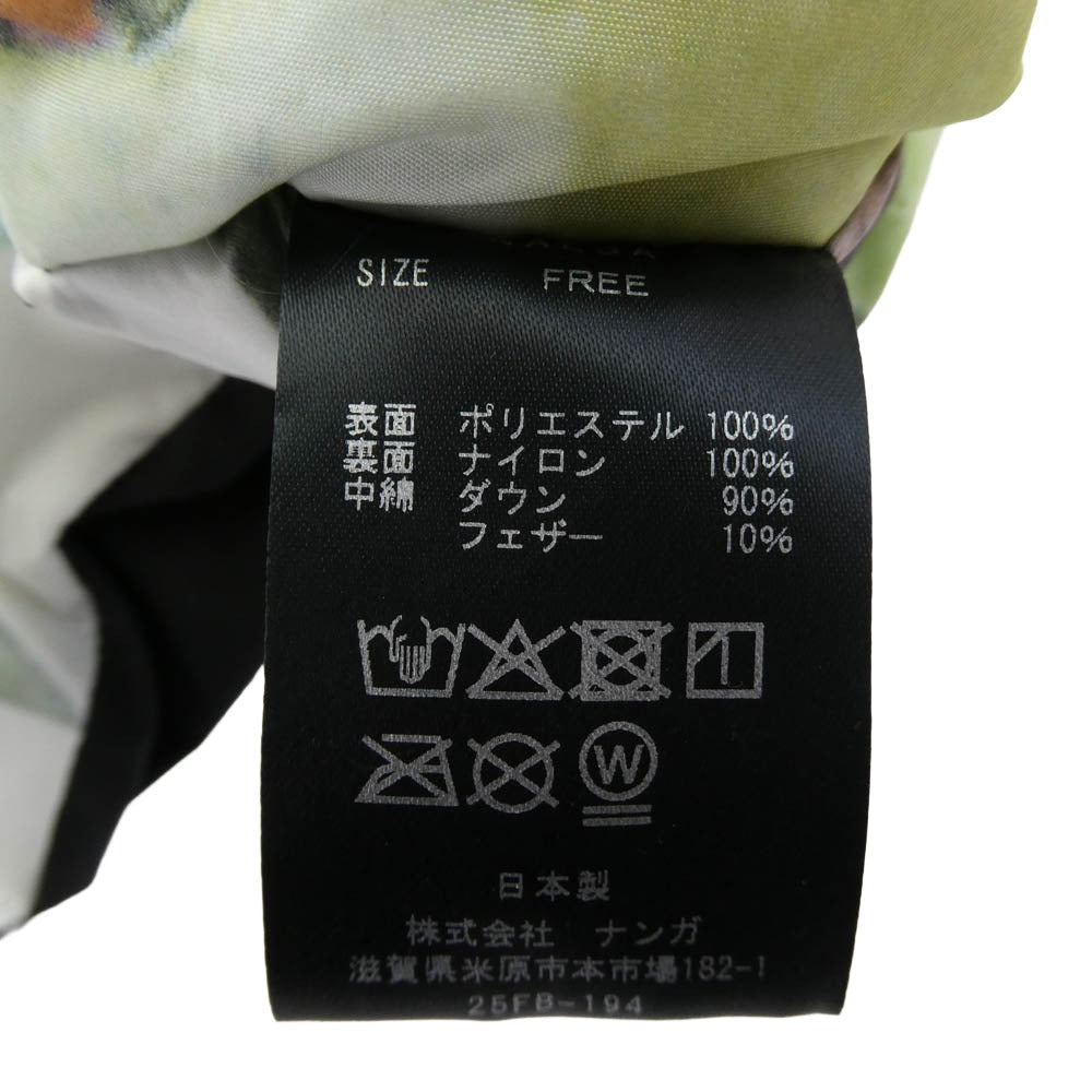 NANGA ナンガ x Nujabes DOWN MUFFLER ヌジャベス ダウンマフラー マルチカラー系 FREE【中古】