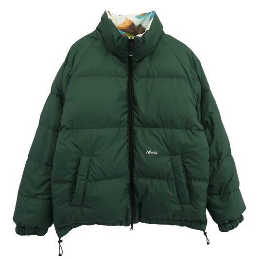 NANGA ナンガ x Nujabes DOWN JACKET ヌジャベス ダウンジャケット グリーン系 M【中古】