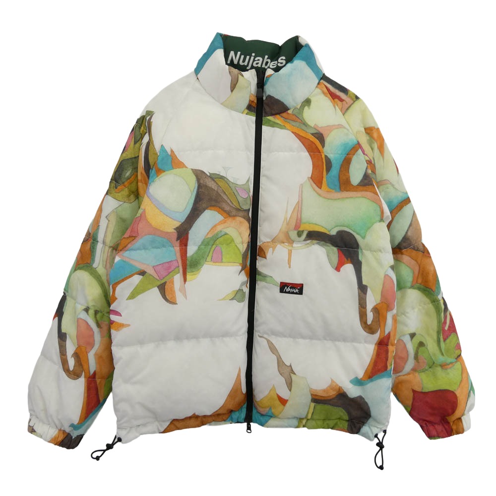 NANGA ナンガ x Nujabes DOWN JACKET ヌジャベス ダウンジャケット グリーン系 M【中古】