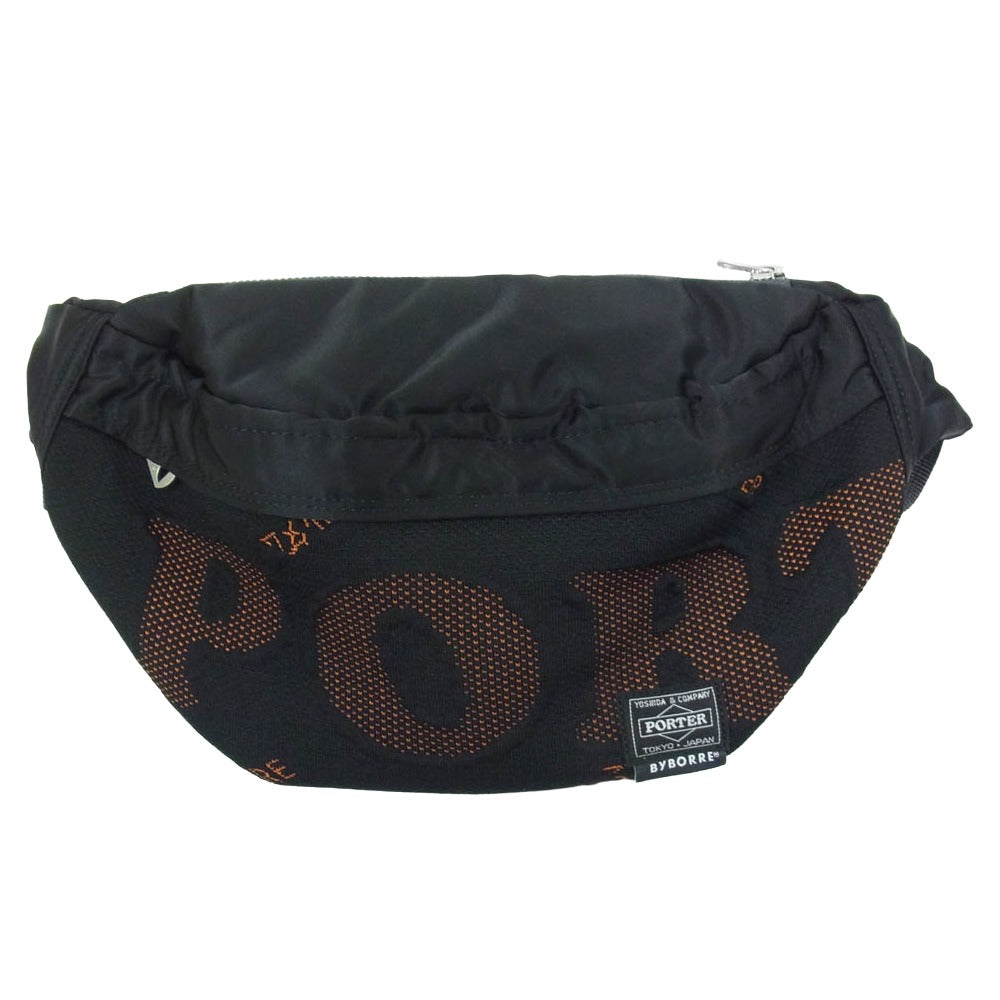 PORTER ポーター 381-19711 x BYBORRE バイボレ WAIST BAG ウエストバッグ ブラック系【極上美品】【中古】