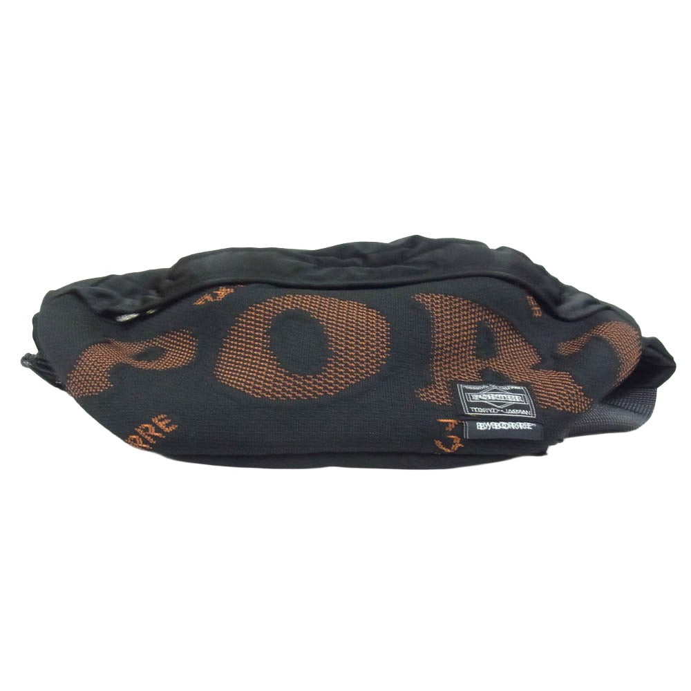 PORTER ポーター 381-19711 x BYBORRE バイボレ WAIST BAG ウエストバッグ ブラック系【極上美品】【中古】