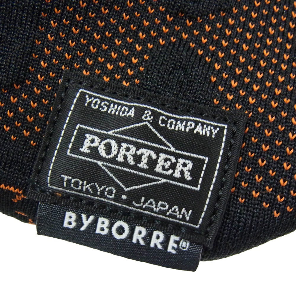 PORTER ポーター 381-19711 x BYBORRE バイボレ WAIST BAG ウエストバッグ ブラック系【極上美品】【中古】
