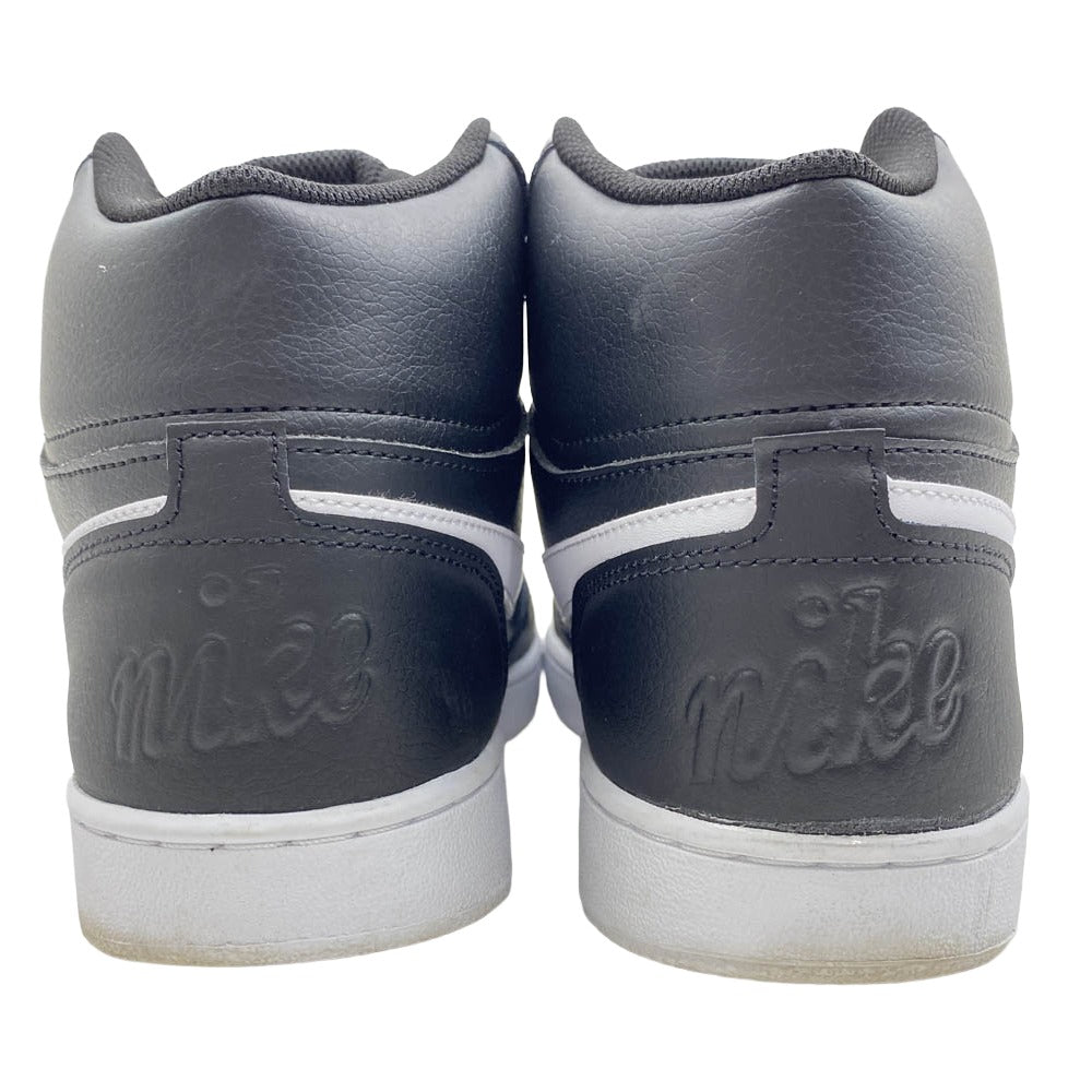 NIKE ナイキ AQ1773-002 Ebernon Mid Black White エバノン ミッド ブラック ホワイト ハイカット スニーカー ブラック系 9.5【中古】