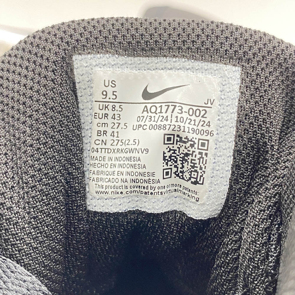 NIKE ナイキ AQ1773-002 Ebernon Mid Black White エバノン ミッド ブラック ホワイト ハイカット スニーカー ブラック系 9.5【中古】