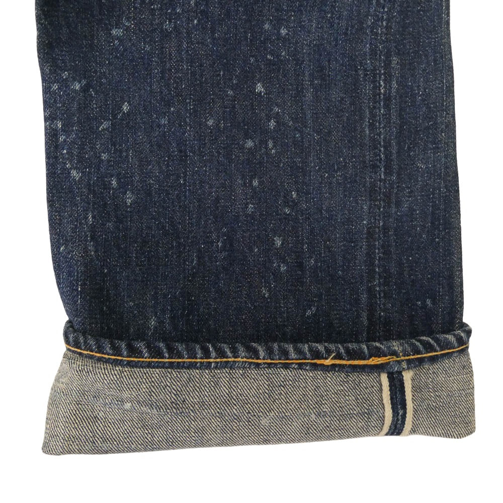 Levi's リーバイス 50s 501XX 革パッチ トップボタンリペア交換 リベット裏刻印14 センターループ デニム パンツ インディゴブルー系【中古】