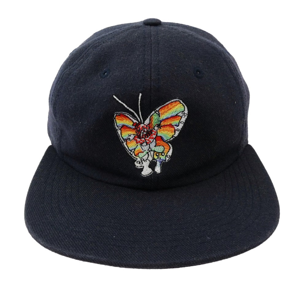Supreme シュプリーム 16SS Gonz Butterfly 6-Panel Cap ゴンズ バタフライ 6パネル キャップ 帽子 ダークネイビー系【中古】