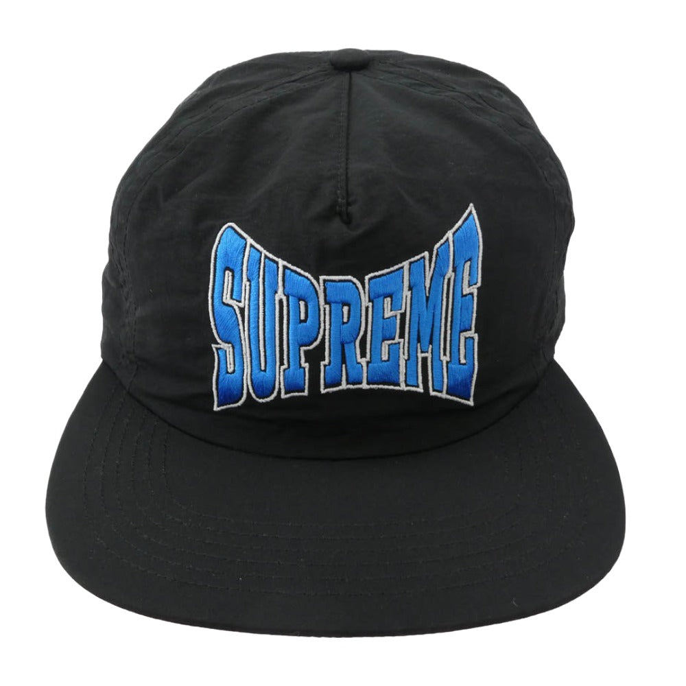 Supreme シュプリーム 16SS Nylon Logo Strap 5-Panel Cap ナイロン ロゴ ストラップ 5パネル キャップ ブラック系【中古】