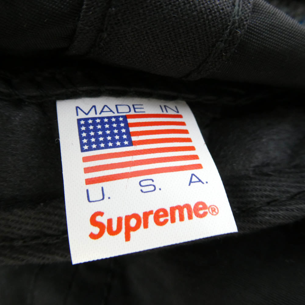 Supreme シュプリーム 16SS Nylon Logo Strap 5-Panel Cap ナイロン ロゴ ストラップ 5パネル キャップ ブラック系【中古】