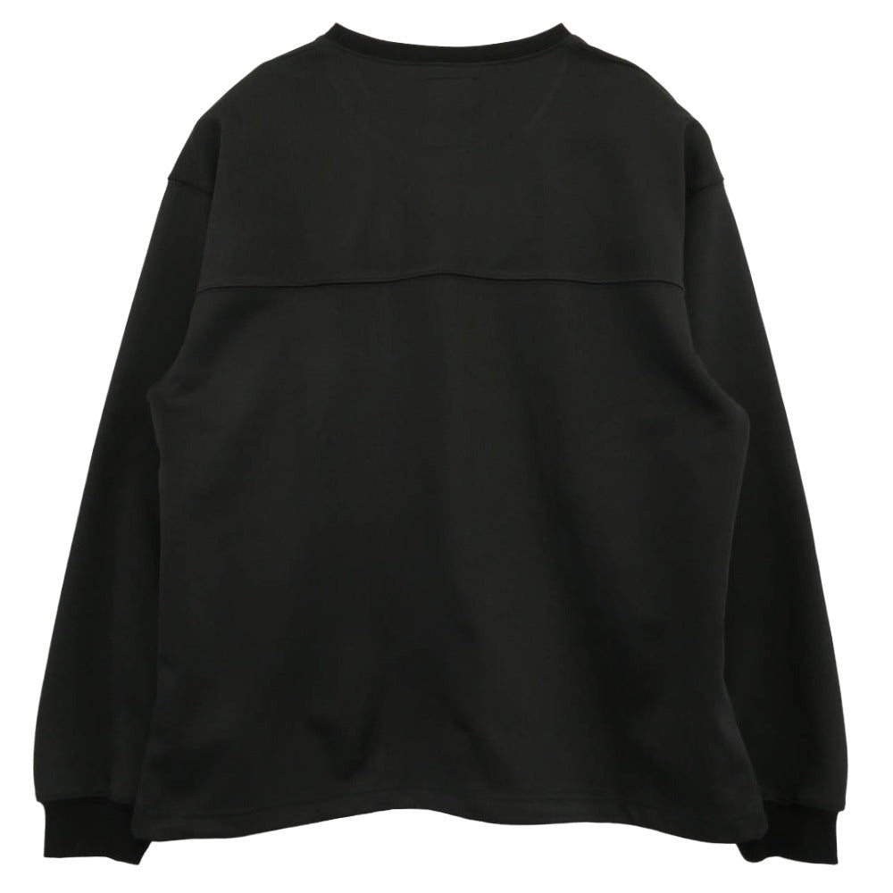 CHALLENGER チャレンジャー 25AW CLG-SW 025-009 C/N WARM CORE ポリエステル クルーネック フットボール シャツ スウェット ブラック系 M【極上美品】【中古】