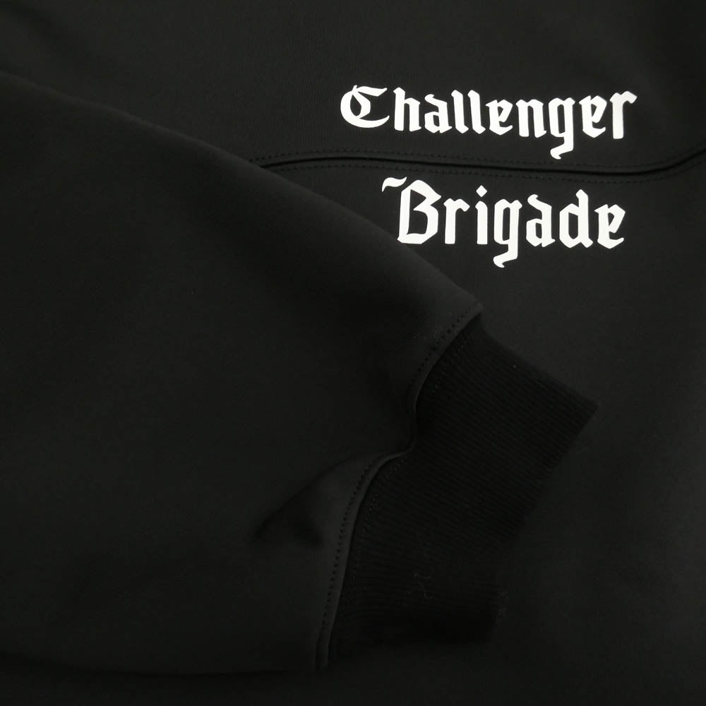 CHALLENGER チャレンジャー 25AW CLG-SW 025-009 C/N WARM CORE ポリエステル クルーネック フットボール シャツ スウェット ブラック系 M【極上美品】【中古】