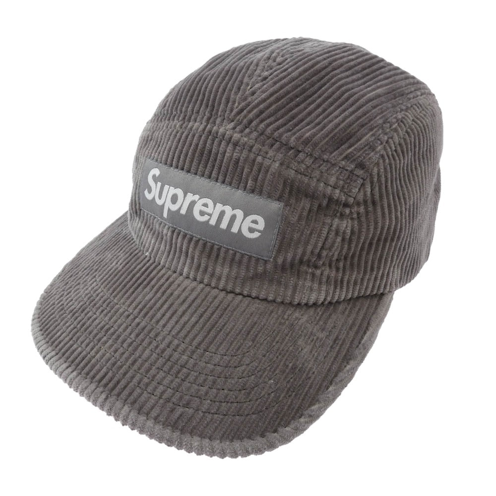 Supreme シュプリーム 25AW Corduroy Camp Cap コーデュロイ キャンプ キャップ グレー系 58cm【極上美品】【中古】
