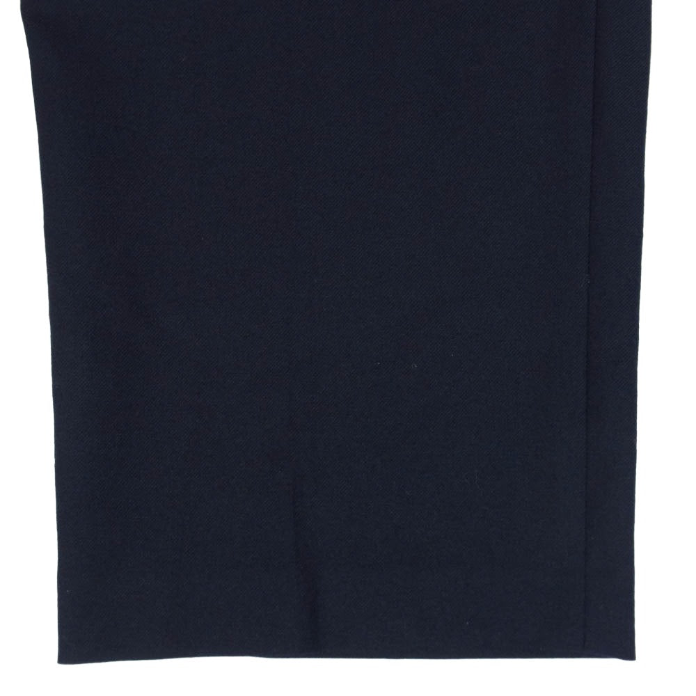 JUNYA WATANABE COMME des GARCONS ジュンヤワタナベコムデギャルソン 19AW JD-P021 AD2019 ウール ワイド スラックス パンツ ネイビー系 S【中古】