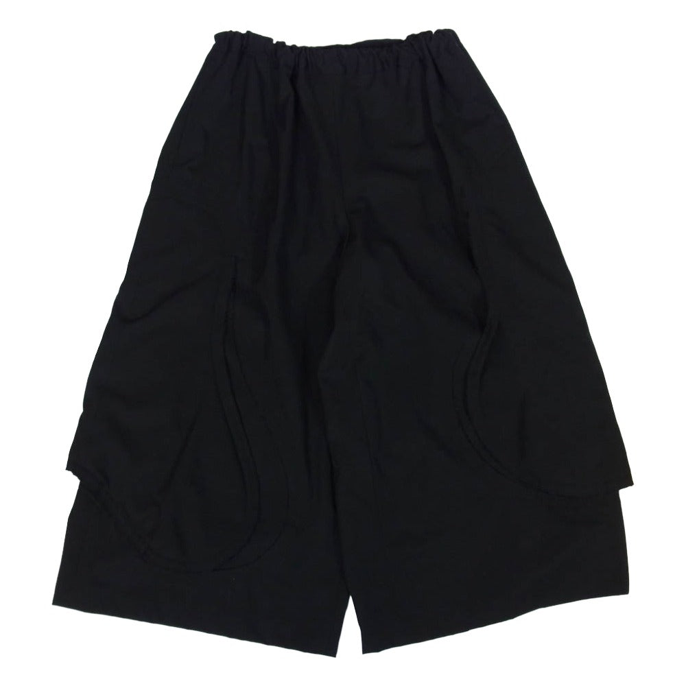 COMME des GARCONS コムデギャルソン 24SS GM-P009 本ライン AD2023 ウールギャバジン ワイド パンツ S【中古】