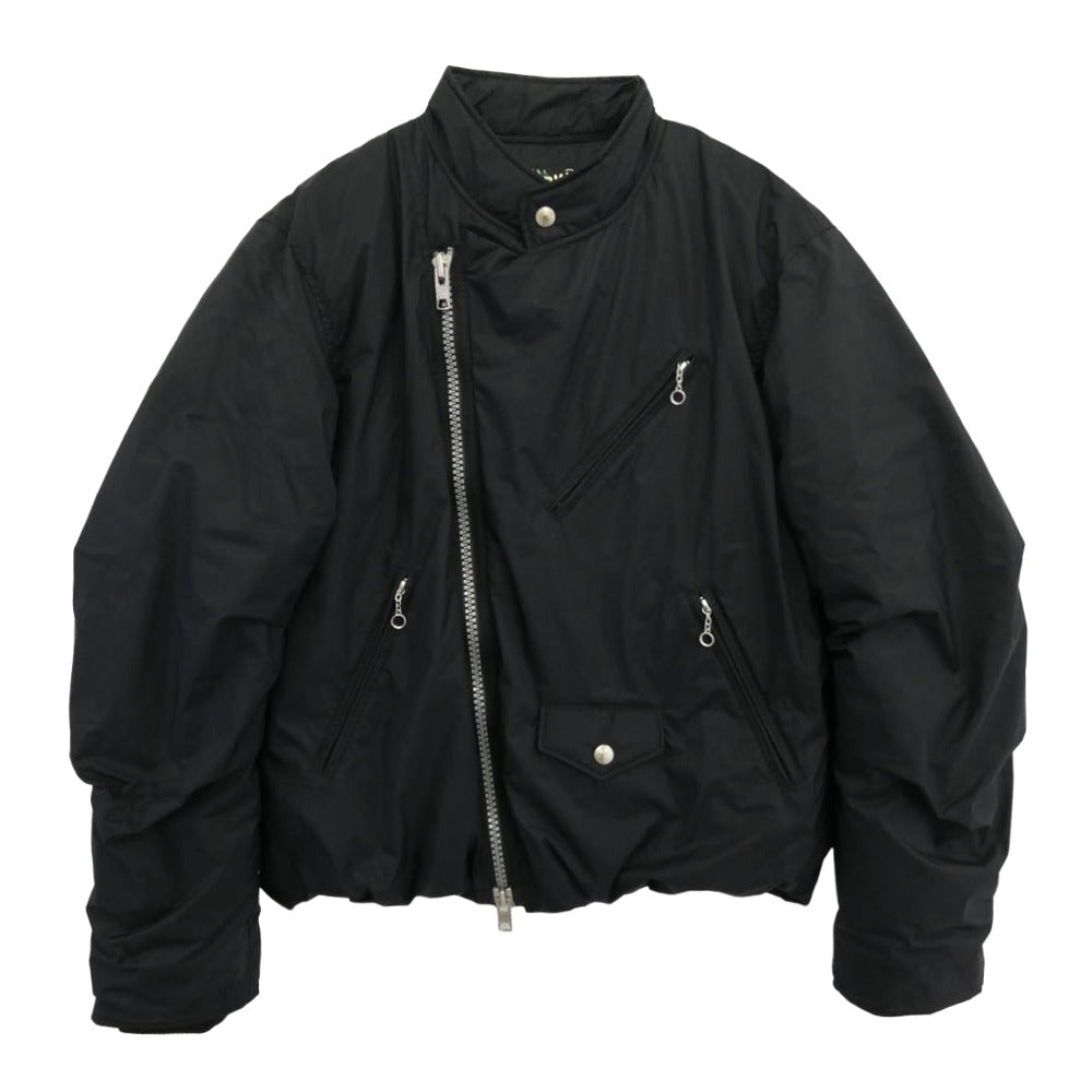 schott ショット NANGA ナンガ 782-4253004 AURORA STAND RIDERS DOWN JACKET オーロラスタンド ライダース ダウン ジャケット ブラック系 L【中古】