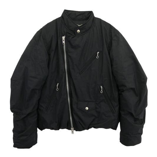 schott ショット 782-4253004 AURORA STAND RIDERS DOWN JACKET オーロラスタンド ライダース ダウン ジャケット ブラック系 L【中古】