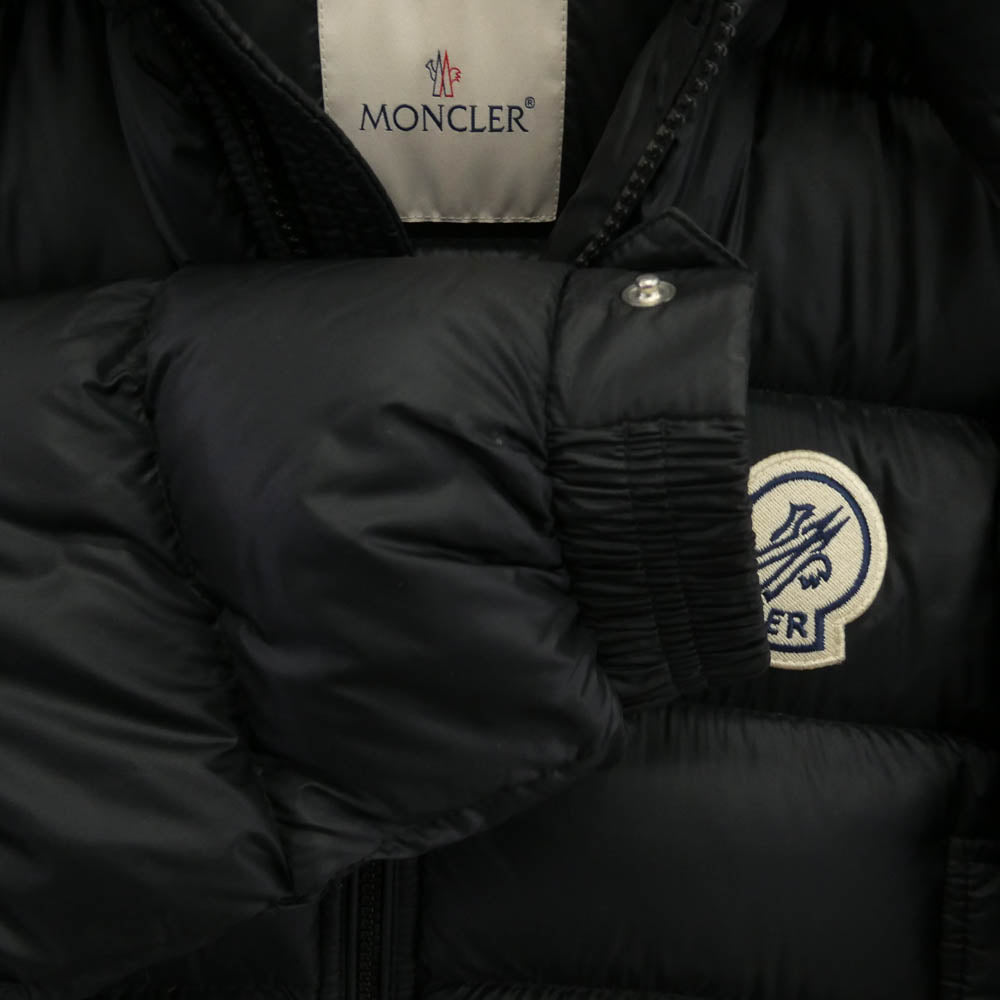 MONCLER モンクレール 19AW E20914181149 53334 BRAMANT ラマント ナイロン ジップアップ ダウンジャケット ブラック系 2【中古】