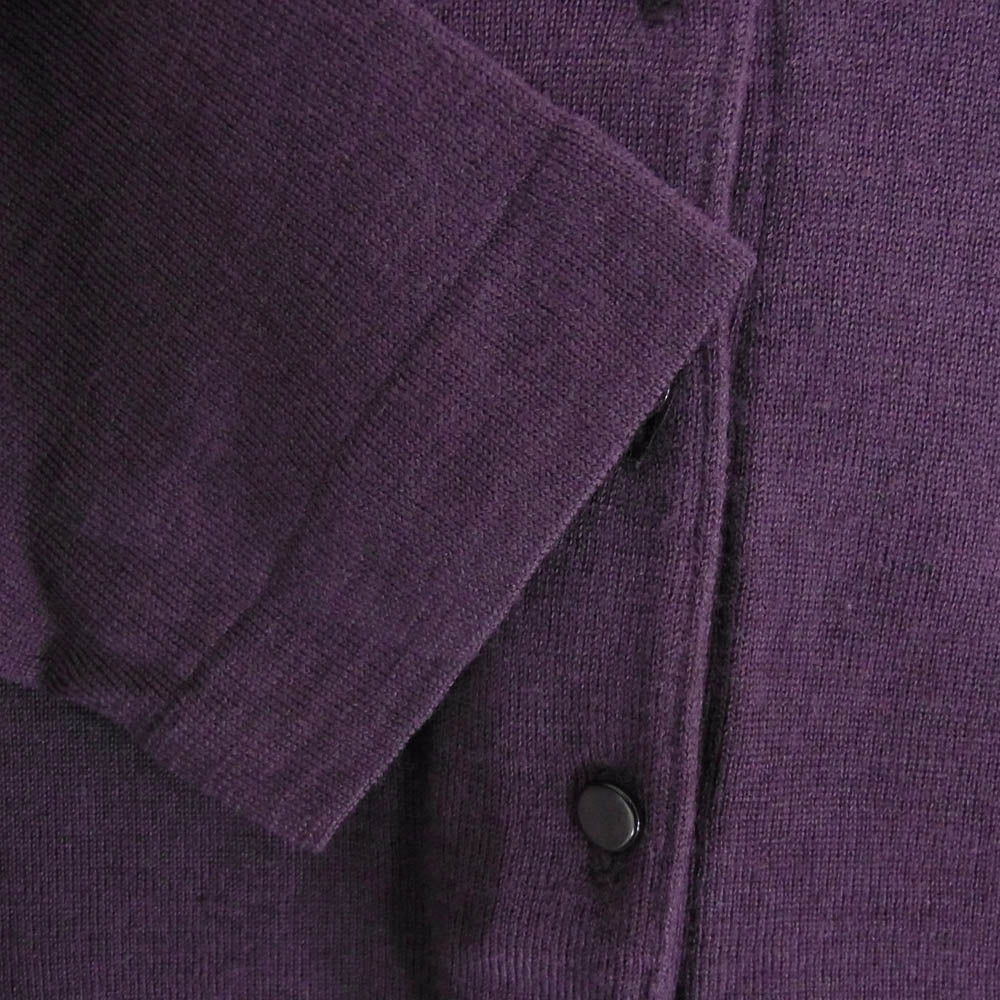 JOHN SMEDLEY ジョンスメドレー 長袖 ニット ポロシャツ パープル系 S【中古】