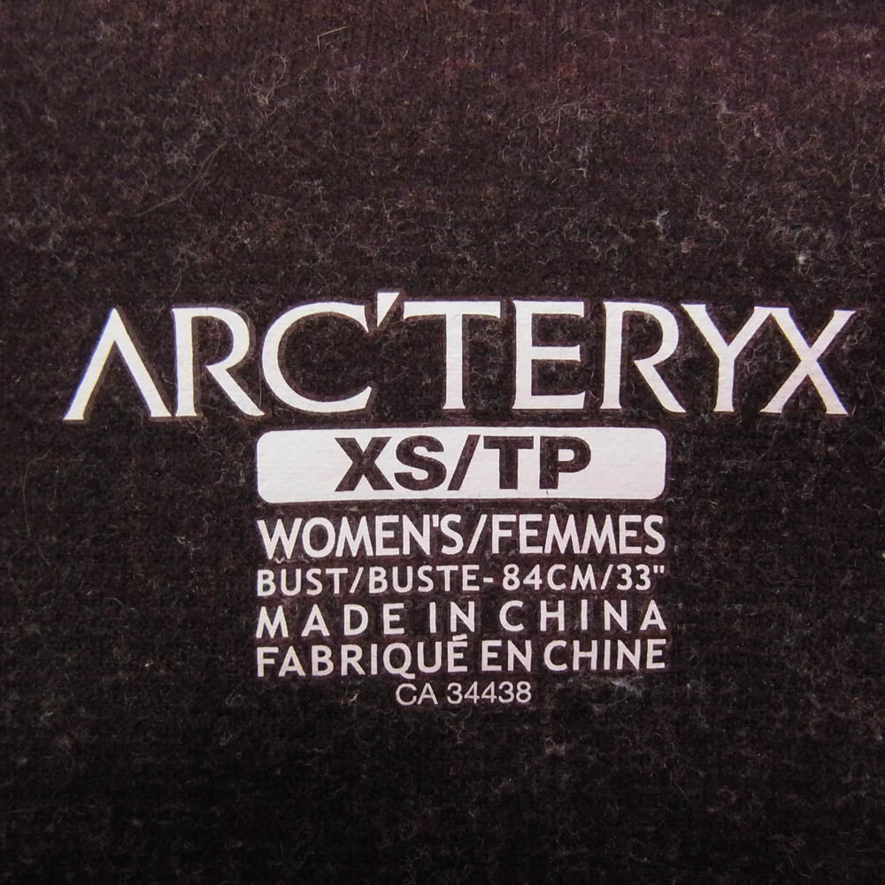 ARC'TERYX アークテリクス W Covert Hoody コーデユロイ フリース ジップアップ パーカー フーディー レッド系 XS【中古】