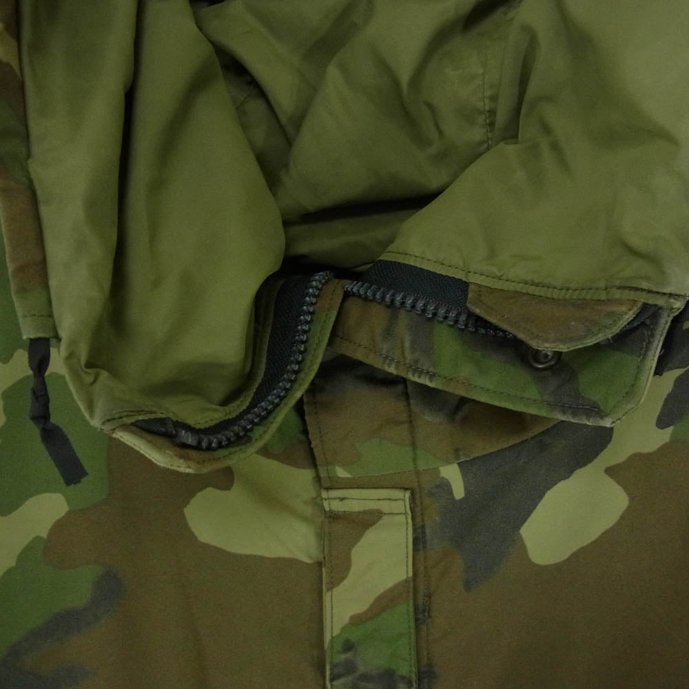 米軍 DLA100-87-C-0600 80s U.S.ARMY 米軍 ECWCS 1st Gen 初期型 GORE-TEX PARKA ゴアテックス パーカー MEDIUM X-SHORT ジャケット カーキ系 M【中古】