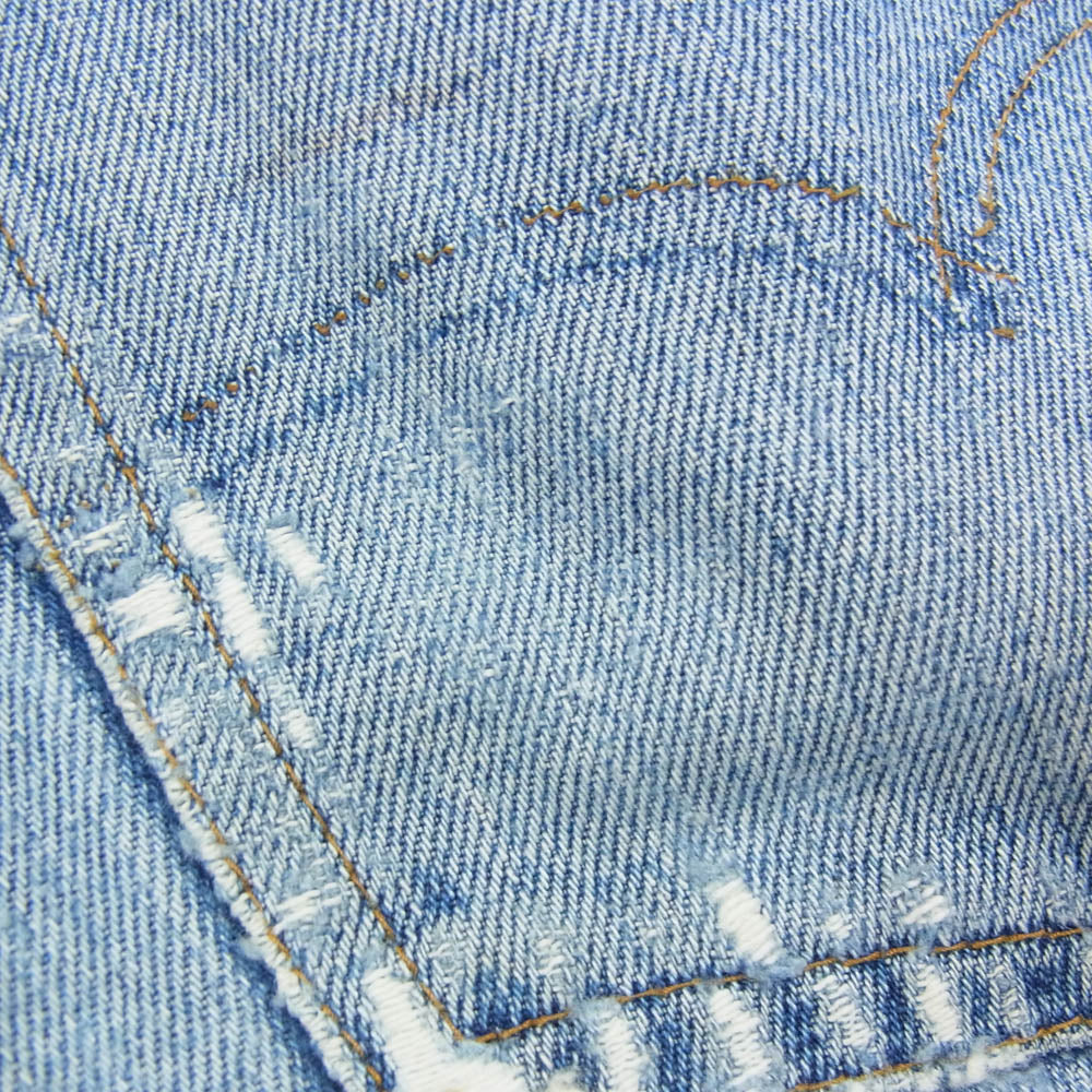 Levi's リーバイス ヴィンテージ 501 66前期 BIGE ボタン裏6刻印 カットオフ デニム ショーツ ショートパンツ インディゴブルー系 サイズ表記無【中古】