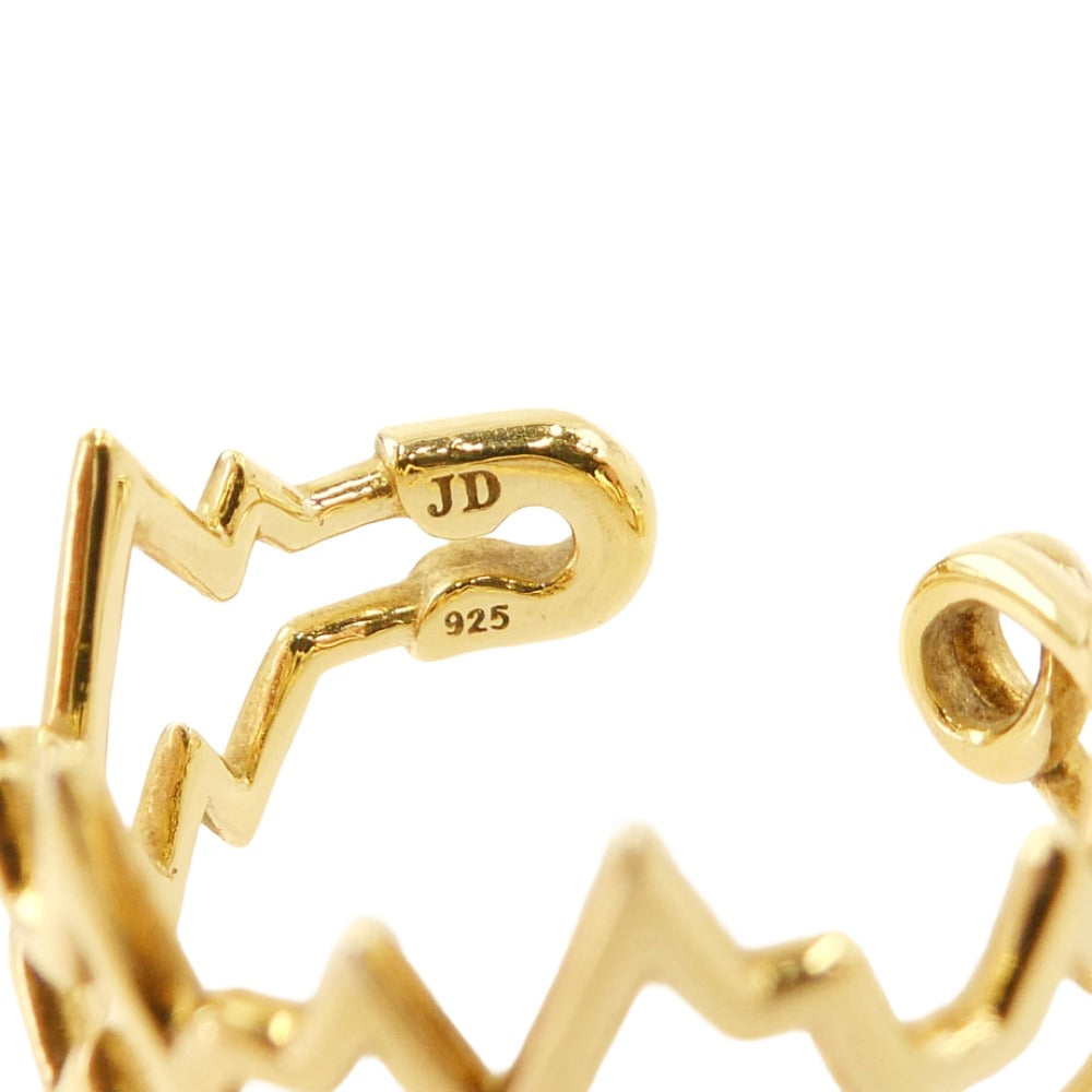 Justin Davis ジャスティンデイビス SRJ941 End of Silence エンド オブ サイレンス リング 指輪 ゴールド系 14号【美品】【中古】