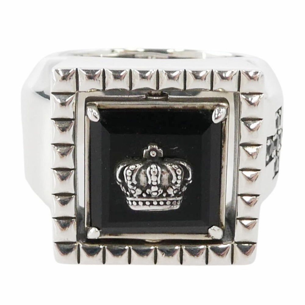 Justin Davis ジャスティンデイビス SRJ737 RONDO ロンド リング 指輪 シルバー系 21号【中古】