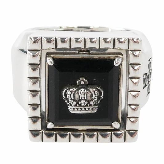 Justin Davis ジャスティンデイビス SRJ737 RONDO ロンド リング 指輪 シルバー系 21号【中古】