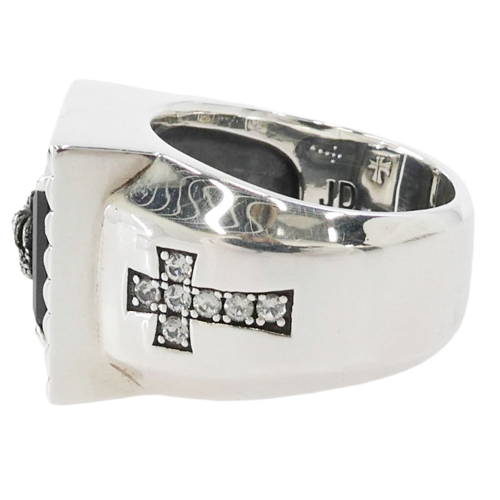 Justin Davis ジャスティンデイビス SRJ737 RONDO ロンド リング 指輪 シルバー系 21号【中古】