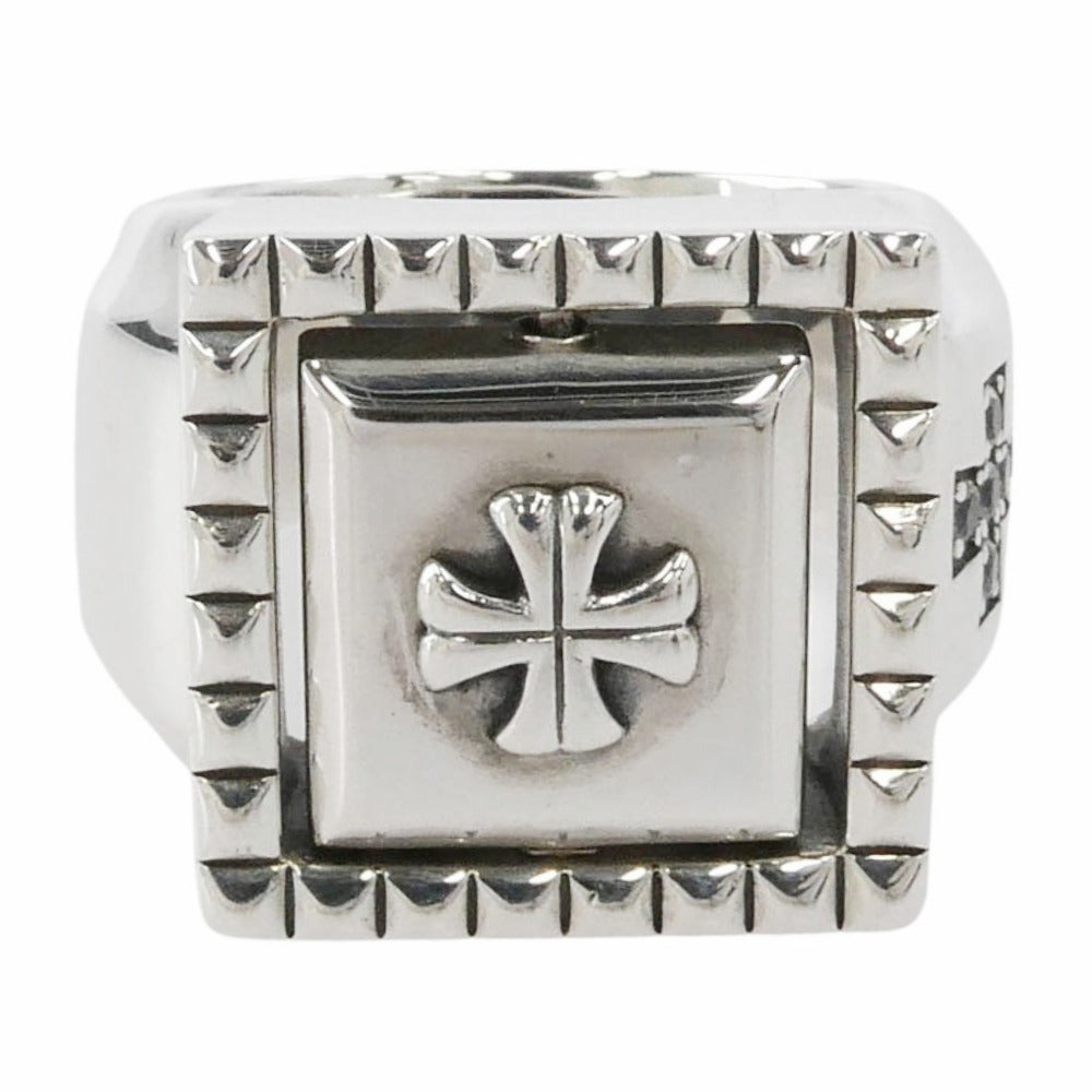 Justin Davis ジャスティンデイビス SRJ737 RONDO ロンド リング 指輪 シルバー系 21号【中古】