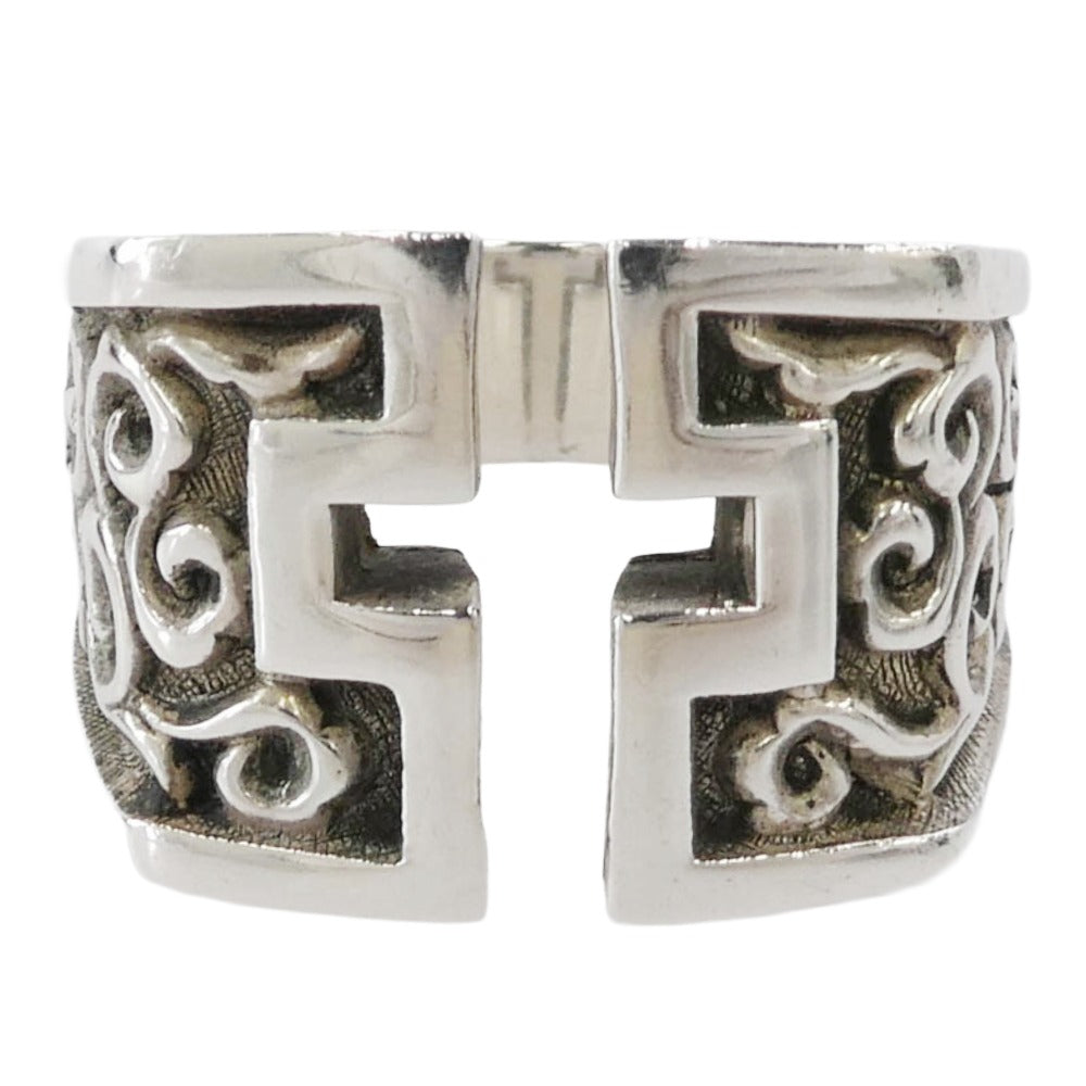 Justin Davis ジャスティンデイビス SRJ831 DIVINE LAW CROSS ディヴァイン ロー クロス リング 指輪 シルバー系 19号【中古】