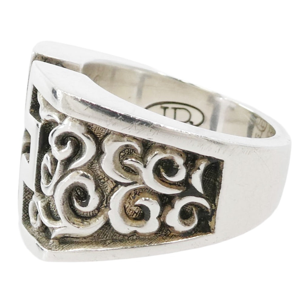 Justin Davis ジャスティンデイビス SRJ831 DIVINE LAW CROSS ディヴァイン ロー クロス リング 指輪 シルバー系 19号【中古】