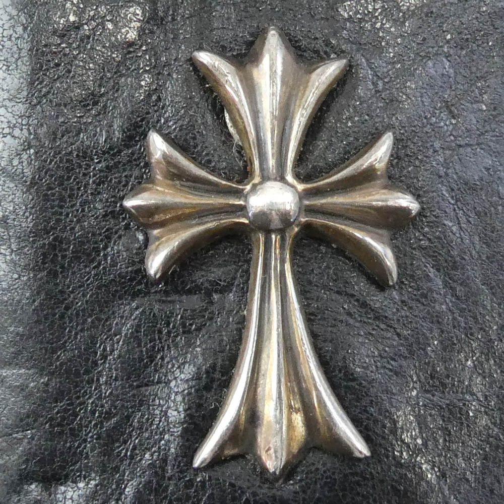 CHROME HEARTS クロムハーツ（原本無） タイニー CH CROSS PEN CASE CH クロス ペン ケース ブラック系【中古】