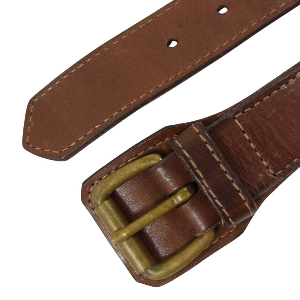 Stevenson Overall Co. スティーブンソンオーバーオール レザー ベルト 32インチ ブラウン系 32【中古】