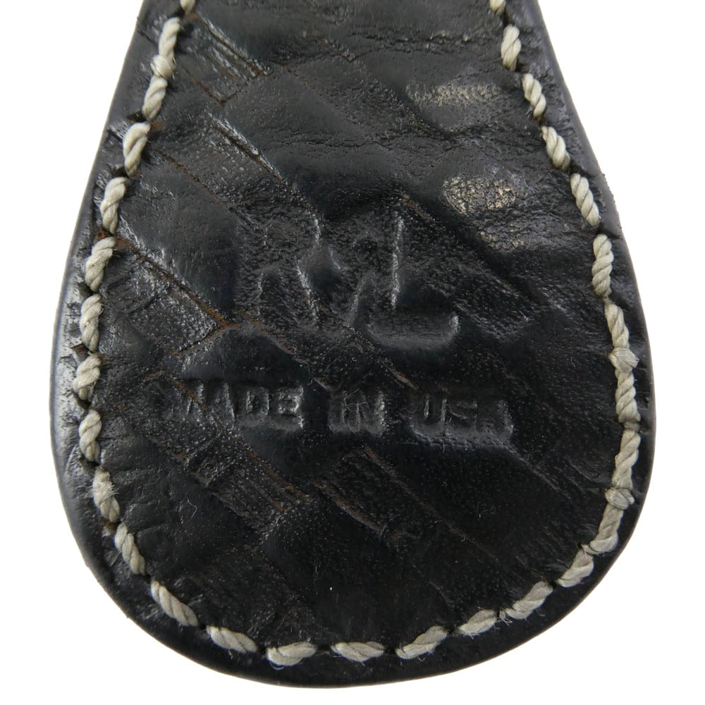 RRL ダブルアールエル ヴィンテージ加工 レザー スタッズ キーホルダー
