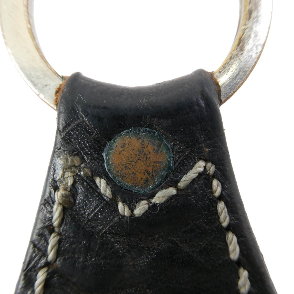 RRL ダブルアールエル ヴィンテージ加工 レザー スタッズ キーホルダー