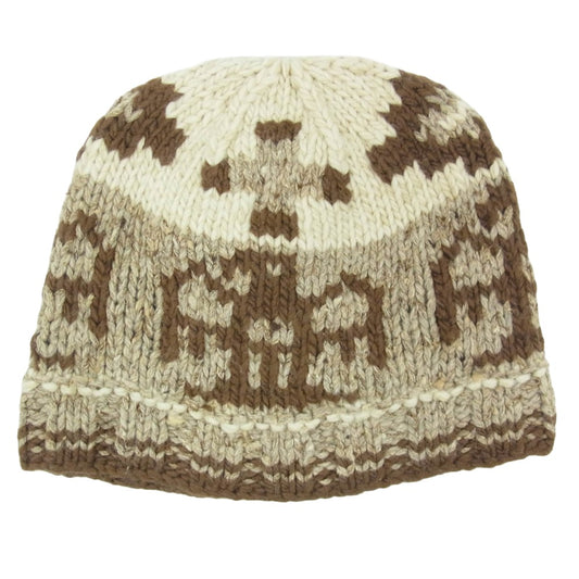 RRL ダブルアールエル Native Knit Cap ネイティブ ニット キャップ ブラウン系【中古】