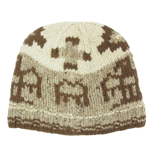 RRL ダブルアールエル Native Knit Cap ネイティブ ニット キャップ ブラウン系【中古】