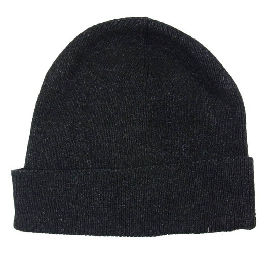 RRL ダブルアールエル WATCH CAP コットン ワッチキャップ ニットキャップ ビーニー ブラック系【中古】