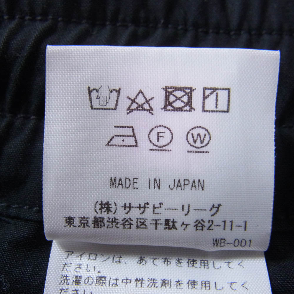 Ron Herman ロンハーマン High Density Horse Cloth Easy Pants イージー パンツ ブラック系 S【中古】