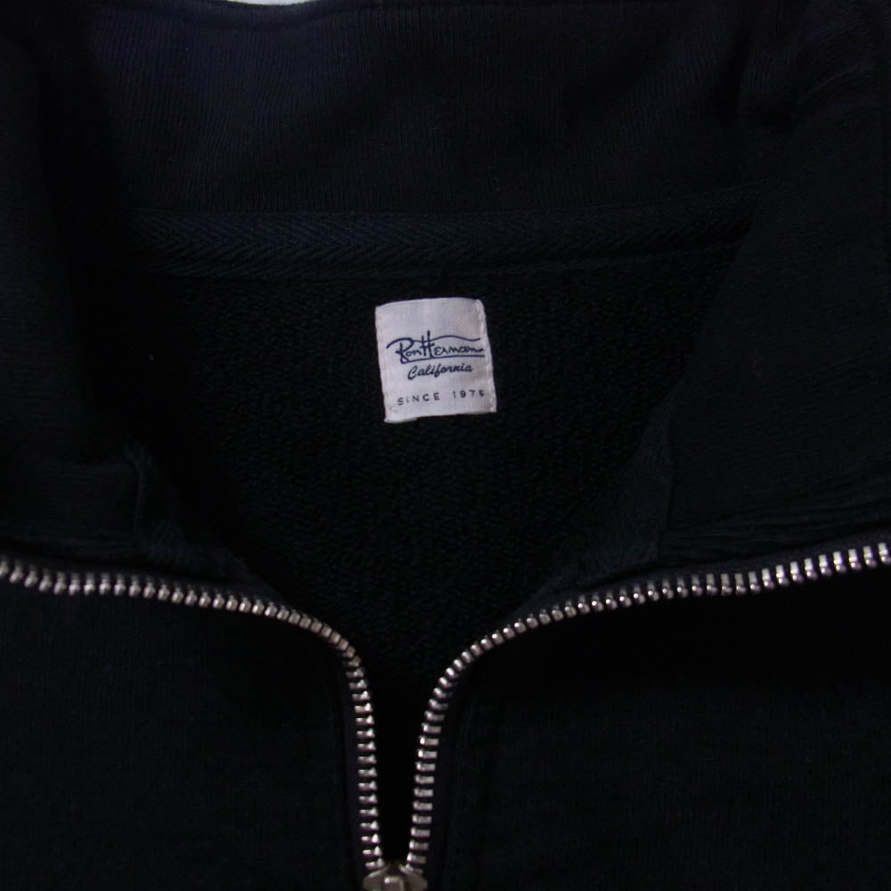 Ron Herman ロンハーマン 24AW 4020900032 ハーフジップ スウェット トレーナー ブラック系 S【中古】