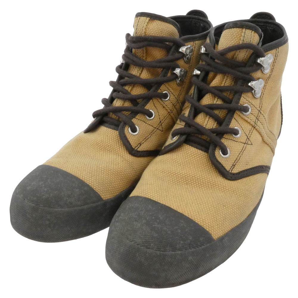 VISVIM ビズビム ハイカット キャンバス スニーカー ベージュ系 US10【中古】