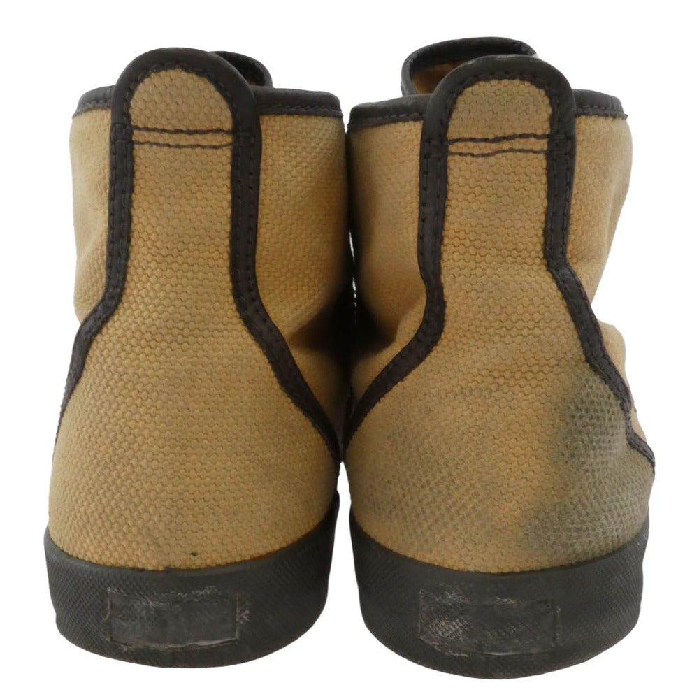 VISVIM ビズビム ハイカット キャンバス スニーカー ベージュ系 US10【中古】