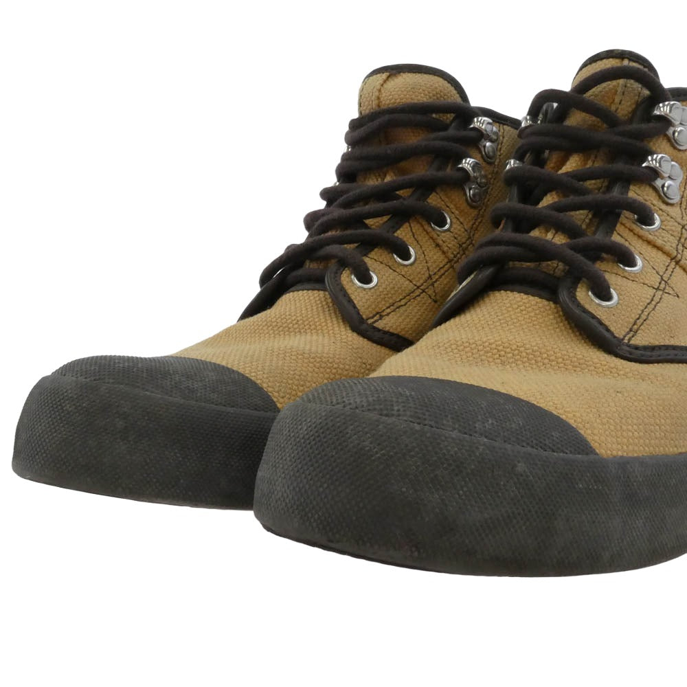 VISVIM ビズビム ハイカット キャンバス スニーカー ベージュ系 US10【中古】