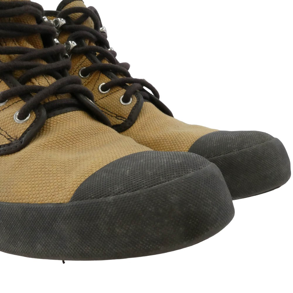 VISVIM ビズビム ハイカット キャンバス スニーカー ベージュ系 US10【中古】